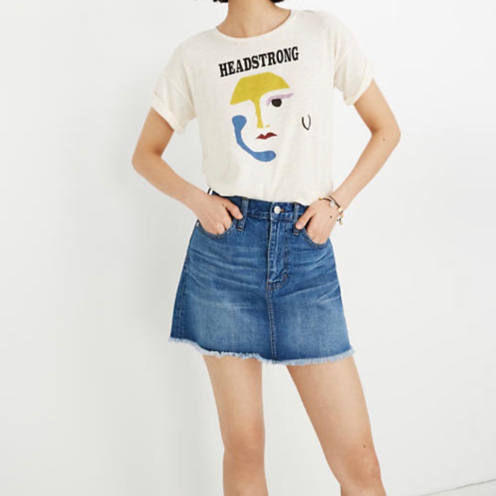 Madewell Denim Miniskirt